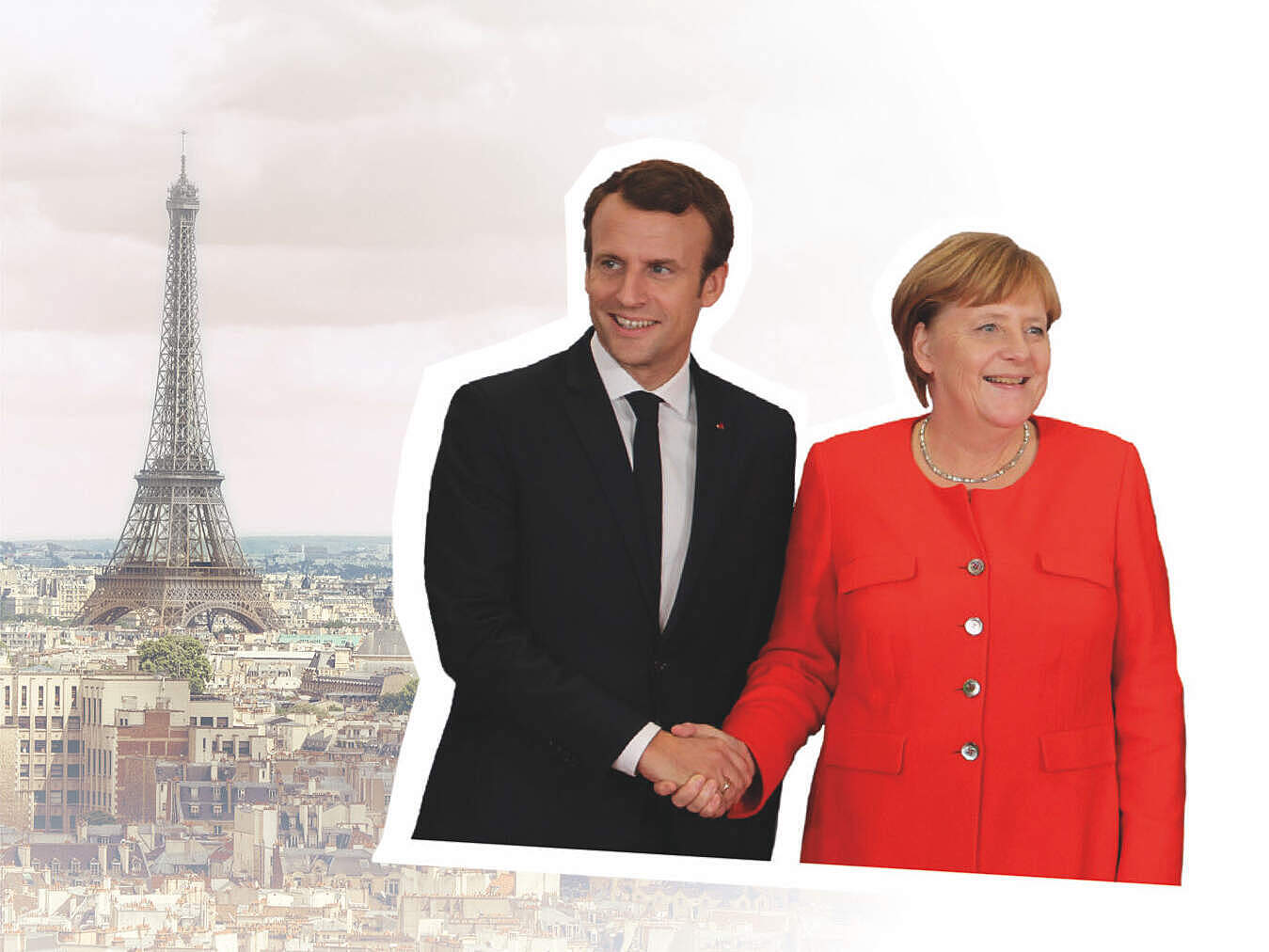 E. Macron et A. Merkel